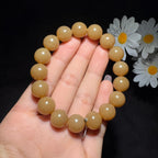 精品和田玉全糖圆珠手串（43.6g）