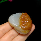 精品和田籽料沁红皮钟馗（54.8g）