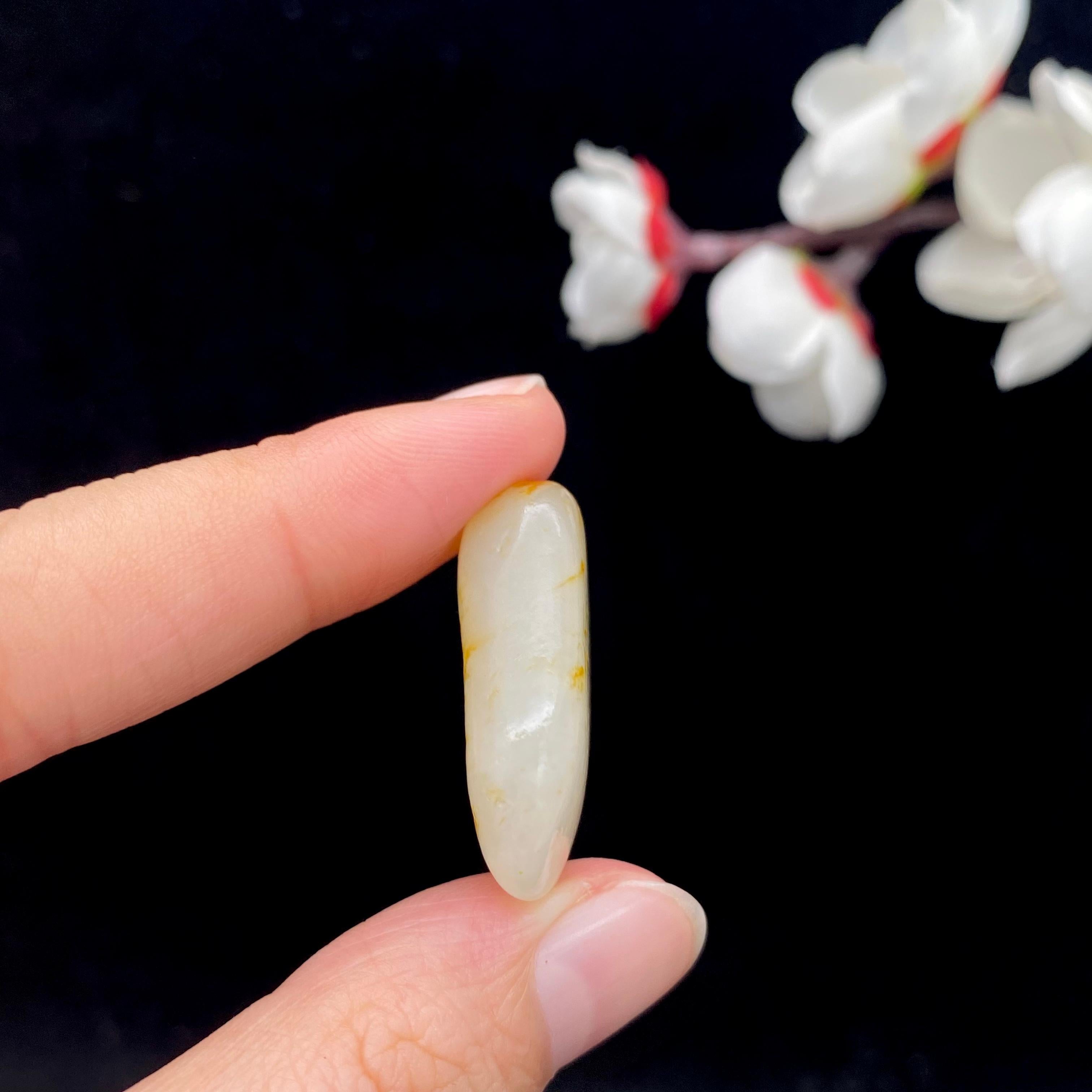 和田玉洒金皮籽料吊坠籽（8.3g）
