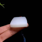 和田山料羊脂白玉无事牌（60.0g）