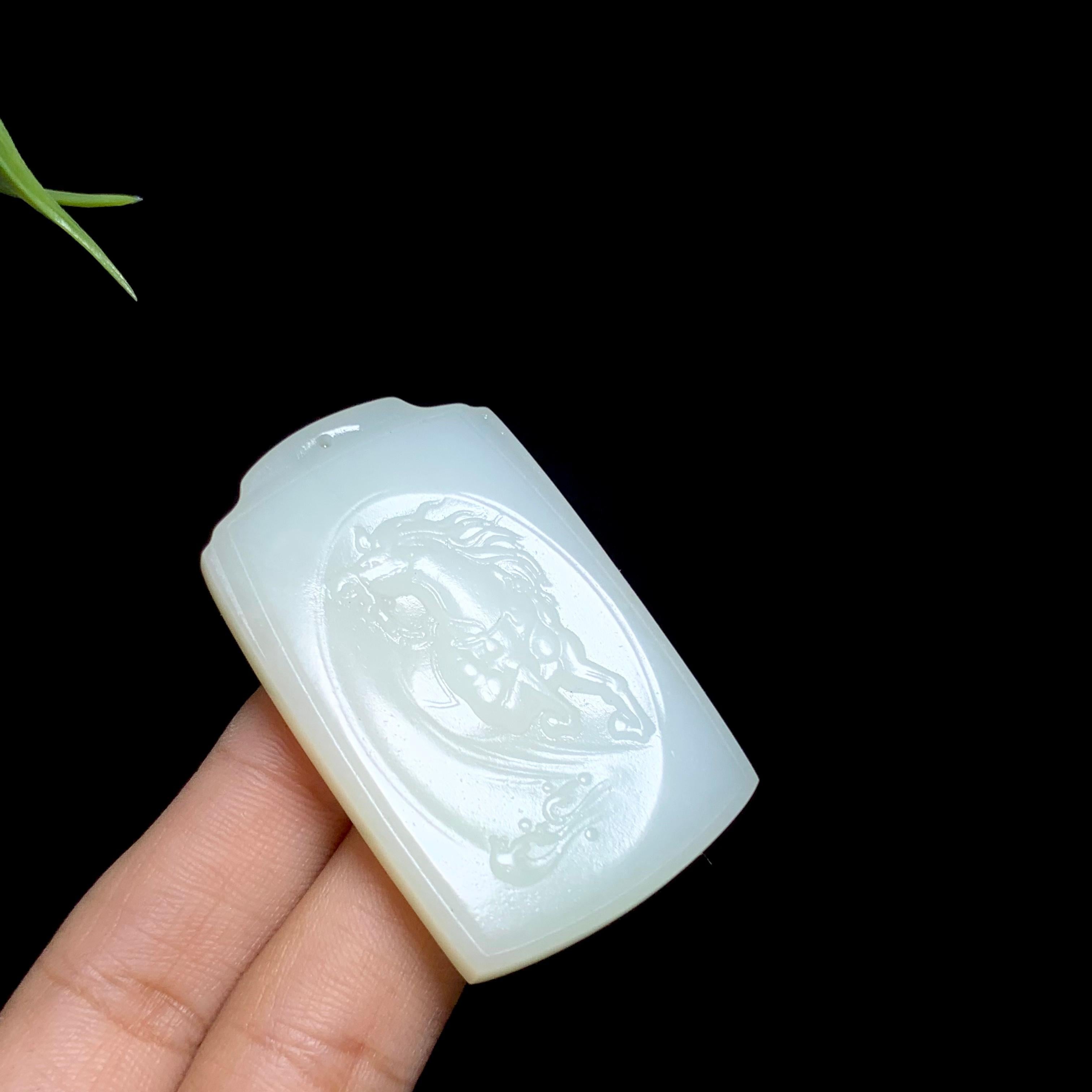 和田白玉一马当先牌（29.0g）