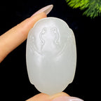和田玉籽料无事牌（44.8g）