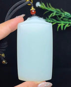 和田白玉平安无事牌（91.2g）
