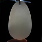 和田玉籽料洒金皮平安无事牌（38.0g）