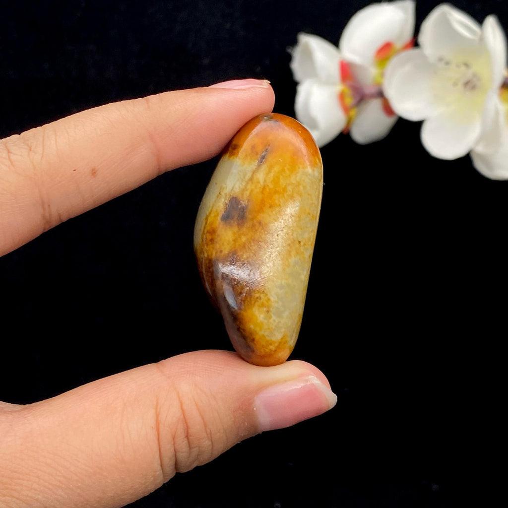 和田玉聚黑皮籽料挂件（39.4g）