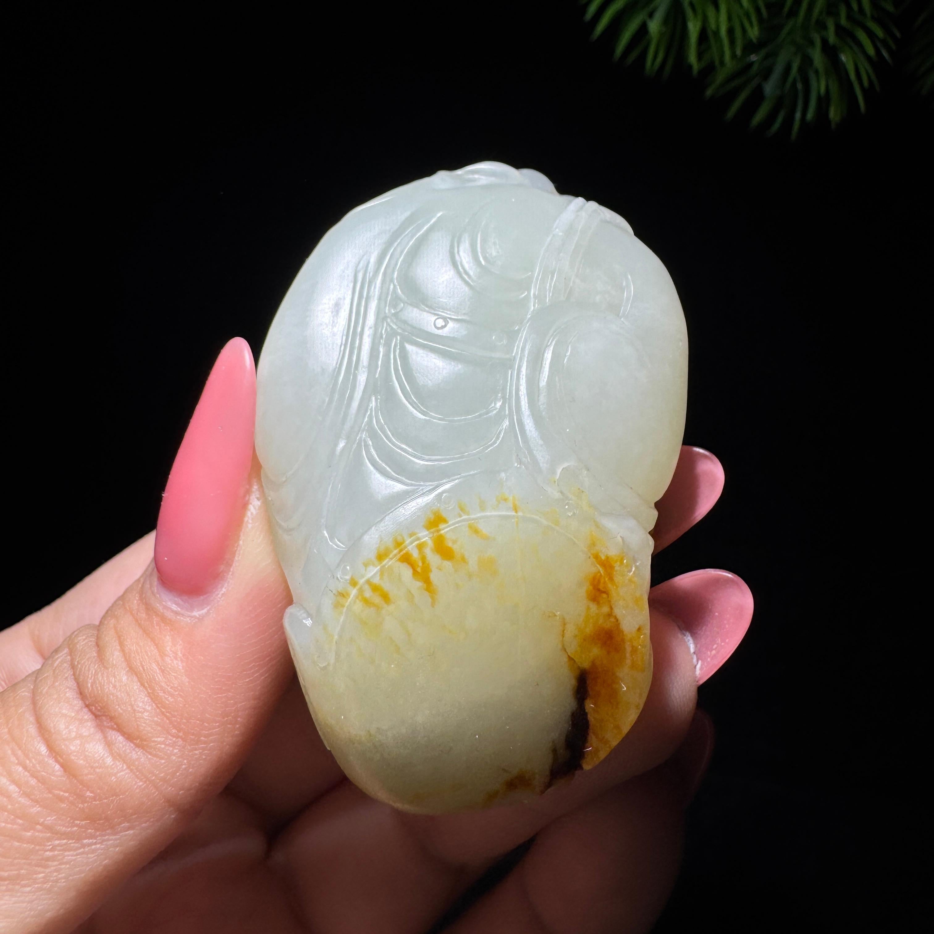 和田玉籽料钟馗（60.0g）