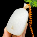 和田玉籽料无事牌（49.1g）