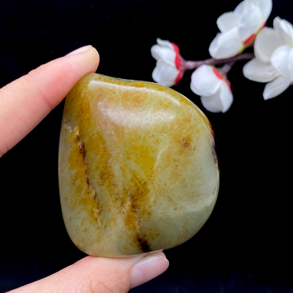 和田玉洒金皮籽料原石（127.2g）