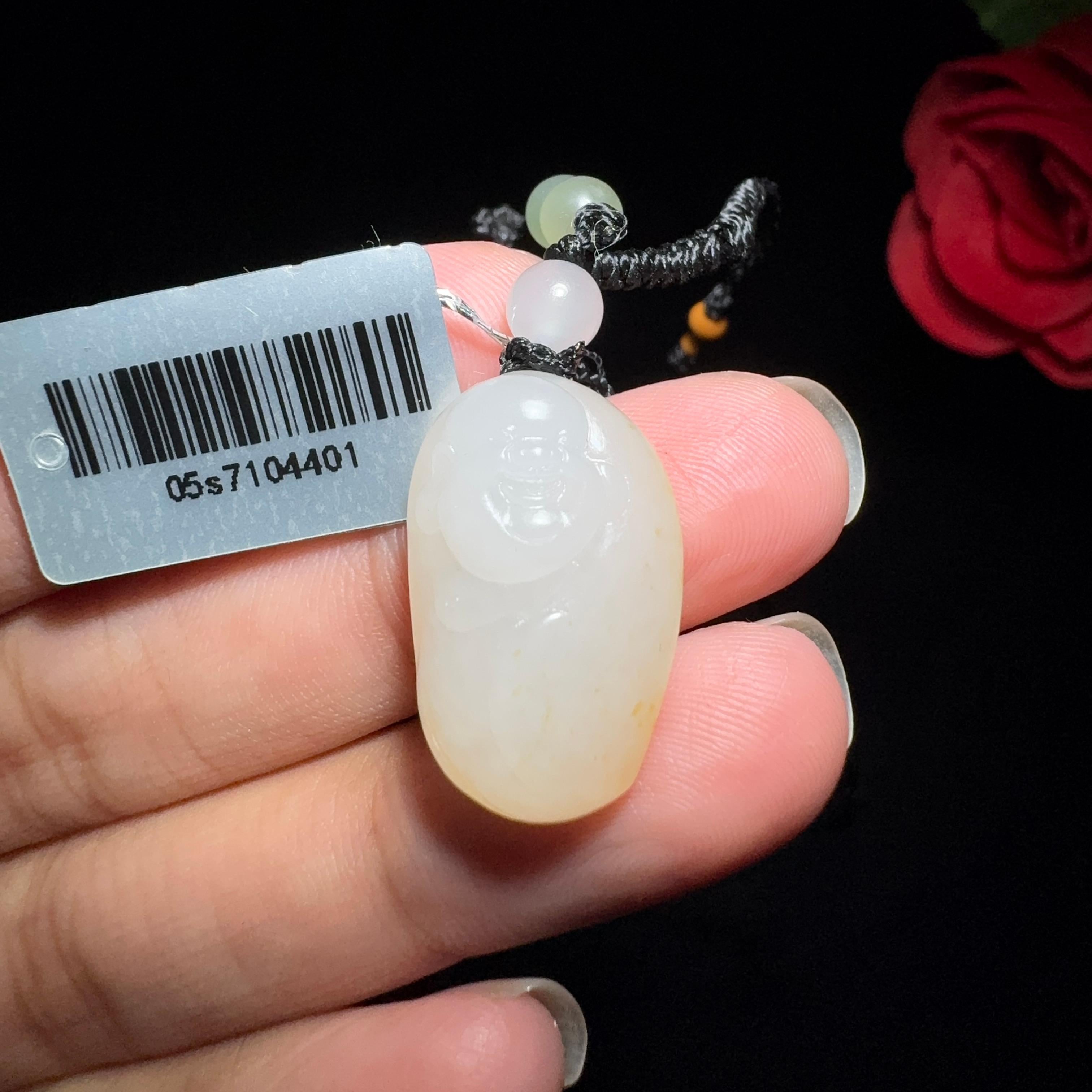 秒杀和田玉籽料佛公挂件（5.0g）