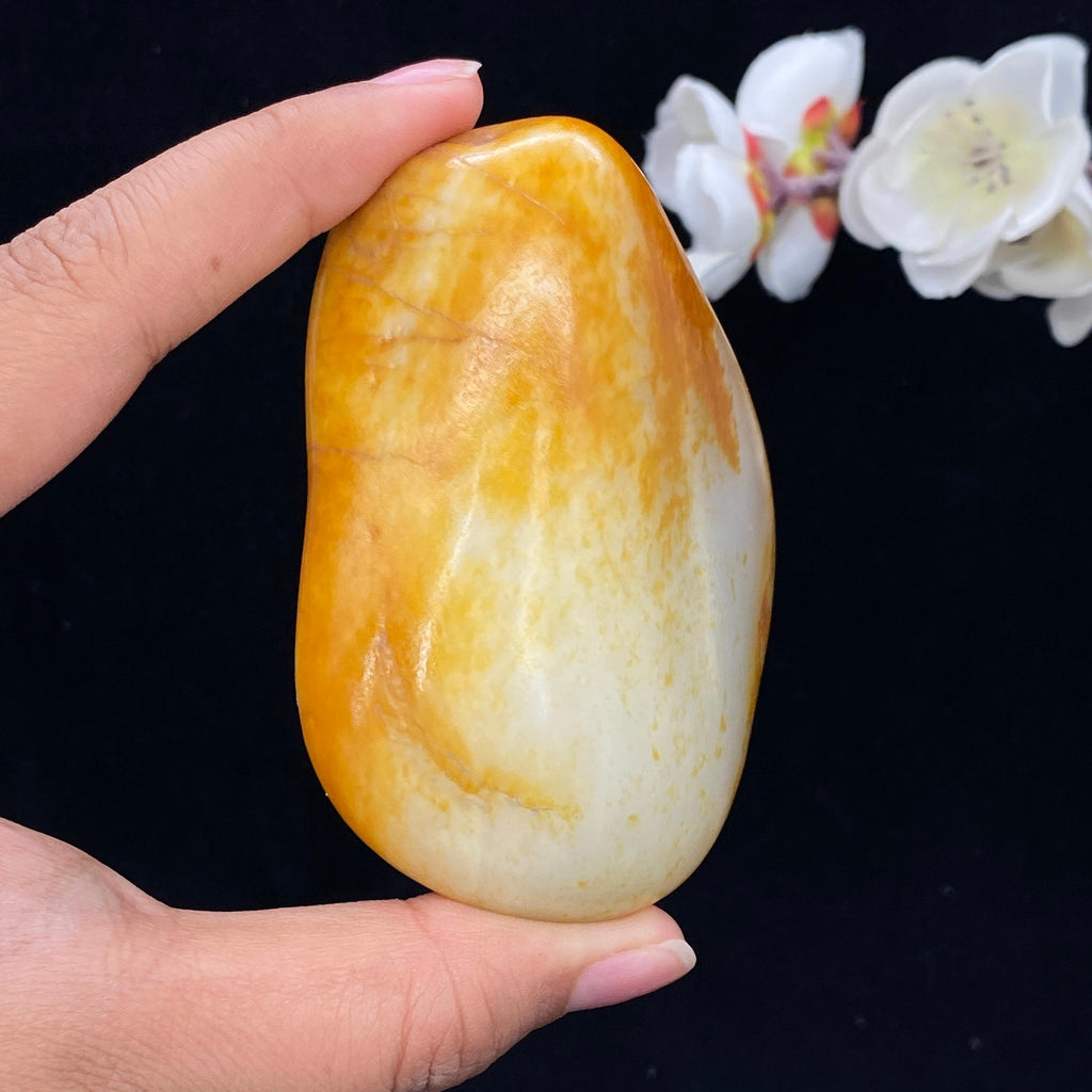 和田玉聚黄皮籽料（200g）