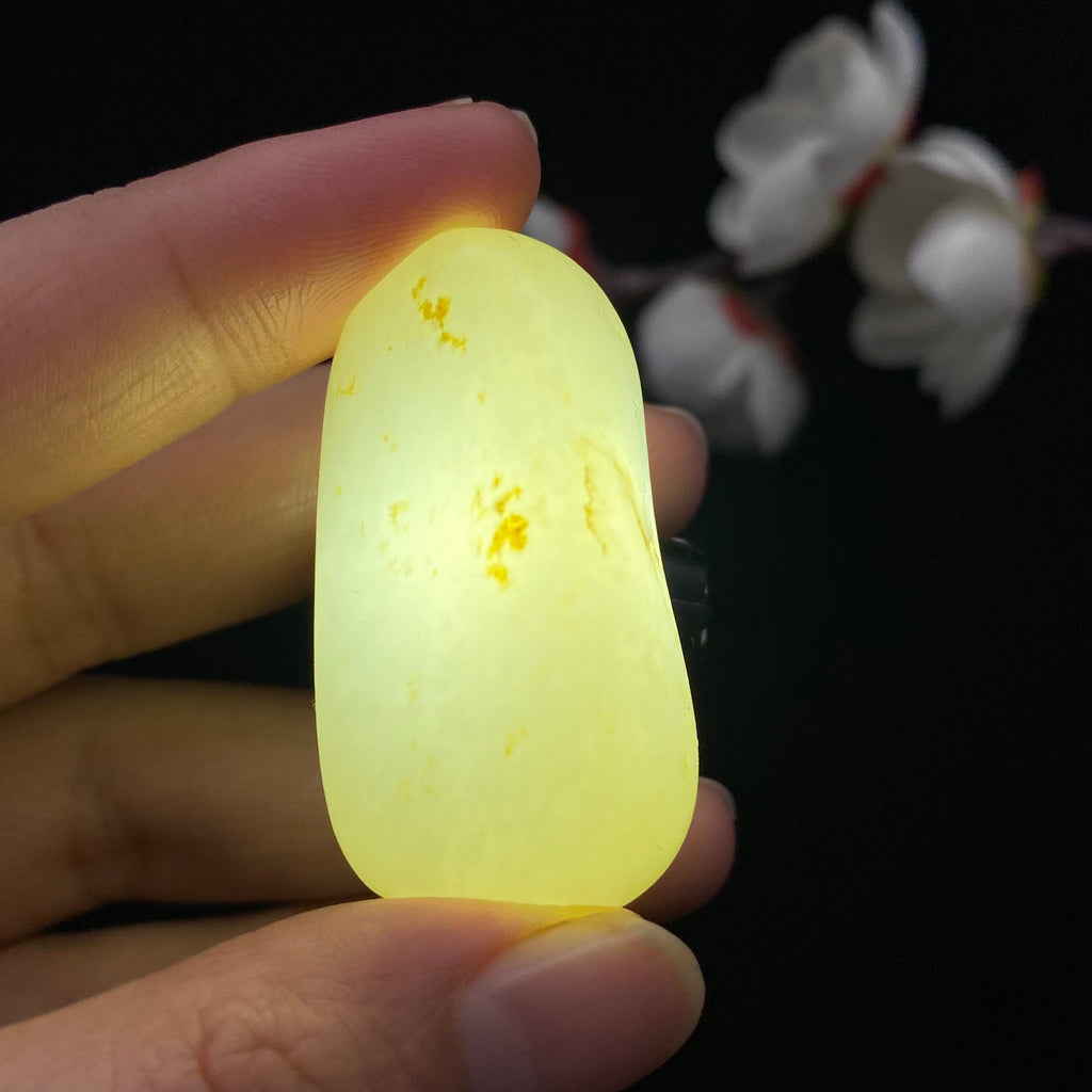 和田玉洒金皮籽料挂件（23.7g）