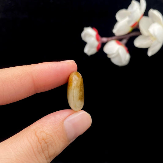 和田玉红皮籽料戒面籽（4.2g）