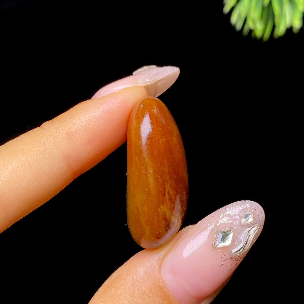 和田玉黄沁皮籽料挂件（11.97g）