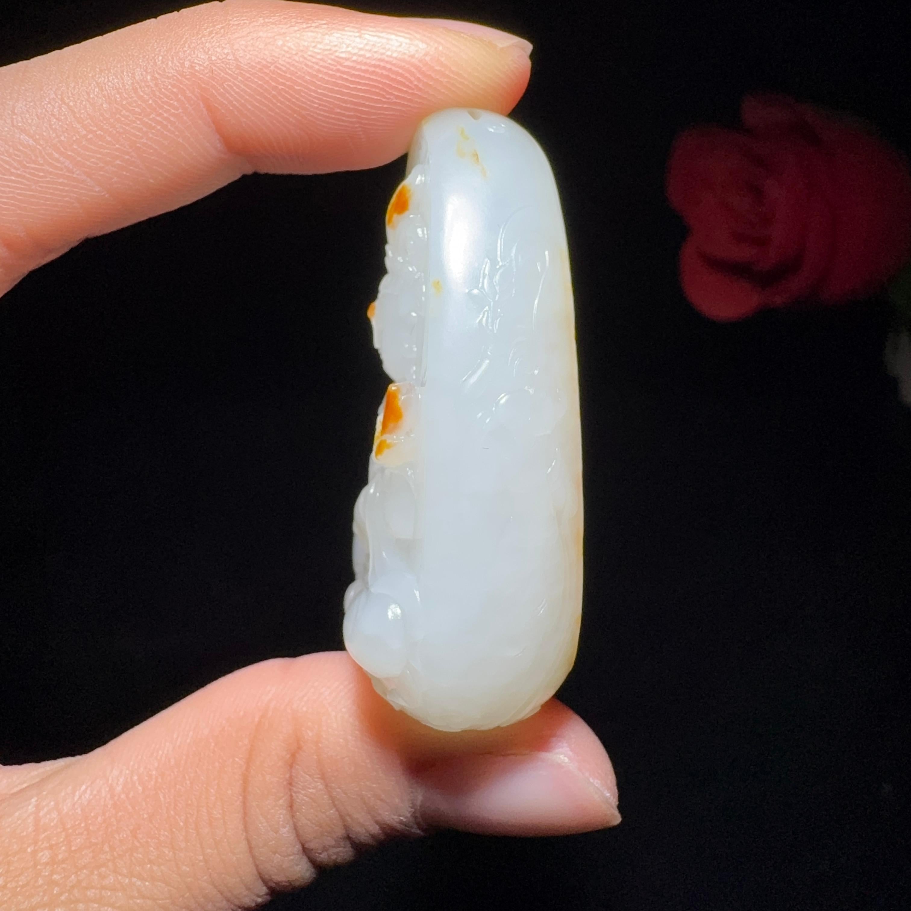 和田玉籽料观音（39.7g）