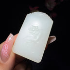 和田玉白玉平安牌（23.0g）