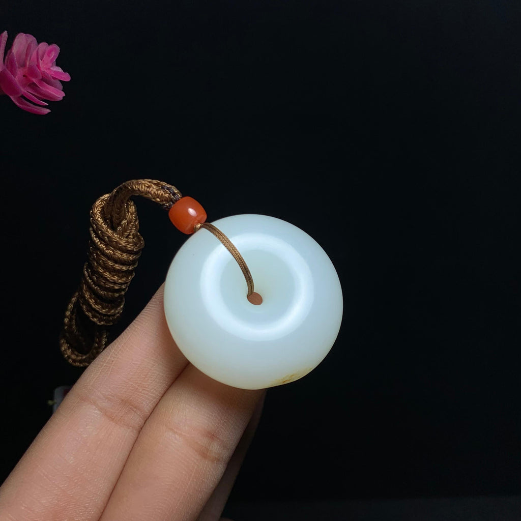 高品质和田玉籽料平安扣（29.2g）