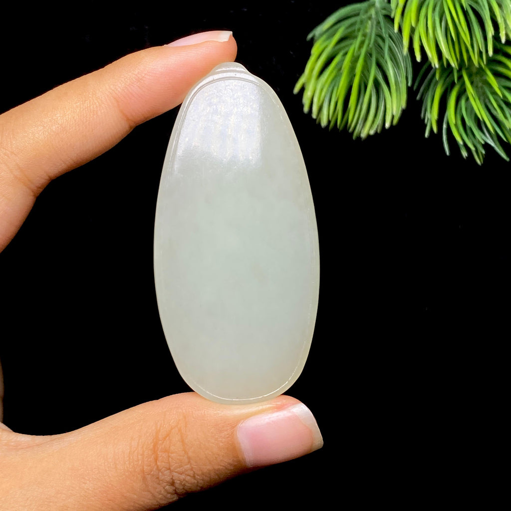 和田玉籽料无事牌（39.2g）