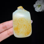 和田玉籽料平安无事牌（70.8g）
