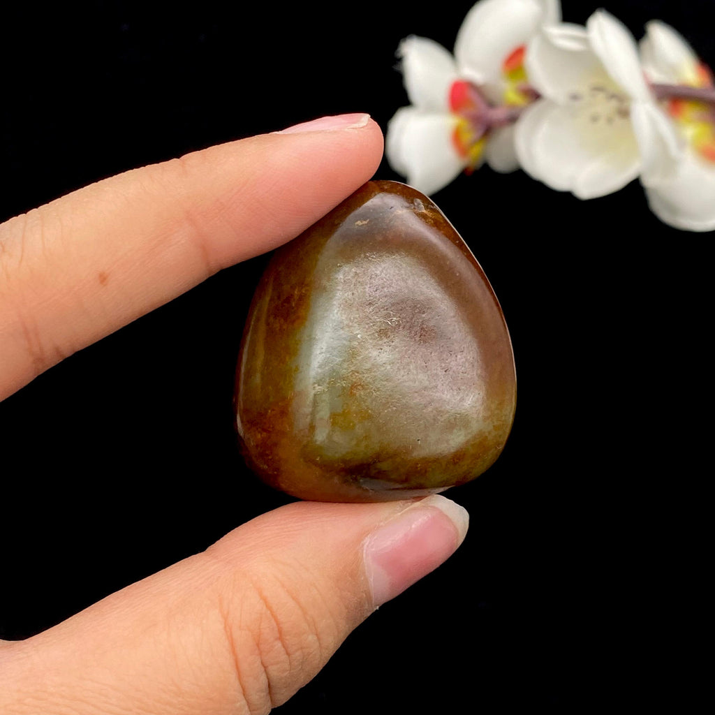 和田玉红沁皮籽料原石（39.4g）