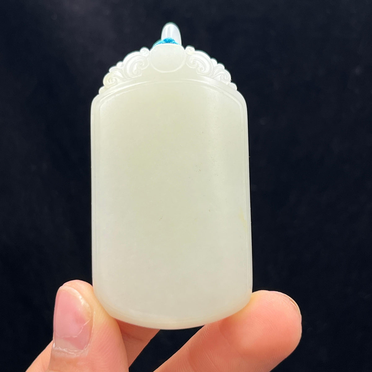 和田玉籽料无事牌（61.2g）