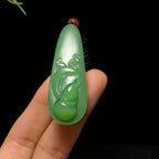 收藏级和田碧玉葫芦（20.0g）