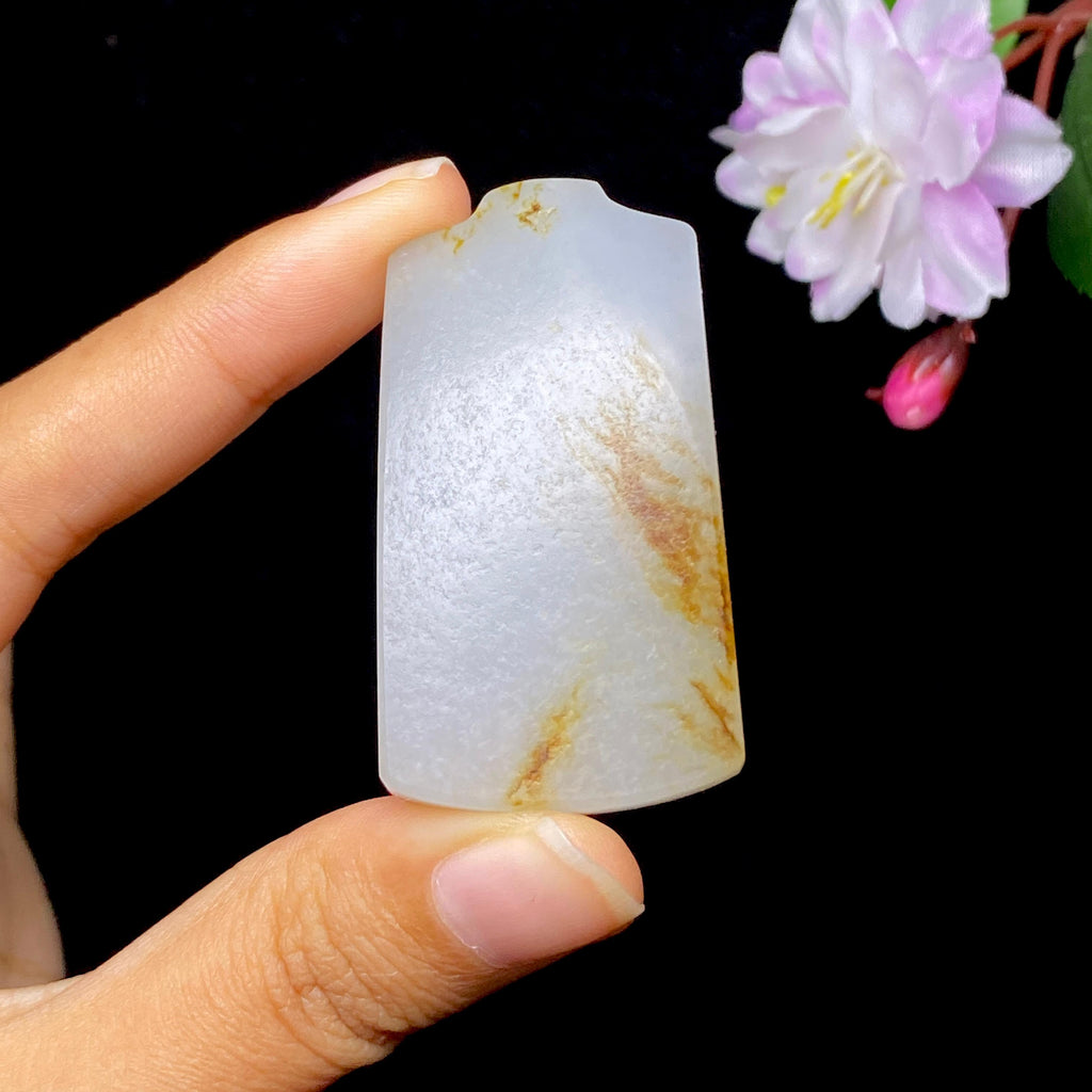 秒杀和田玉籽料无事牌（40.6g）