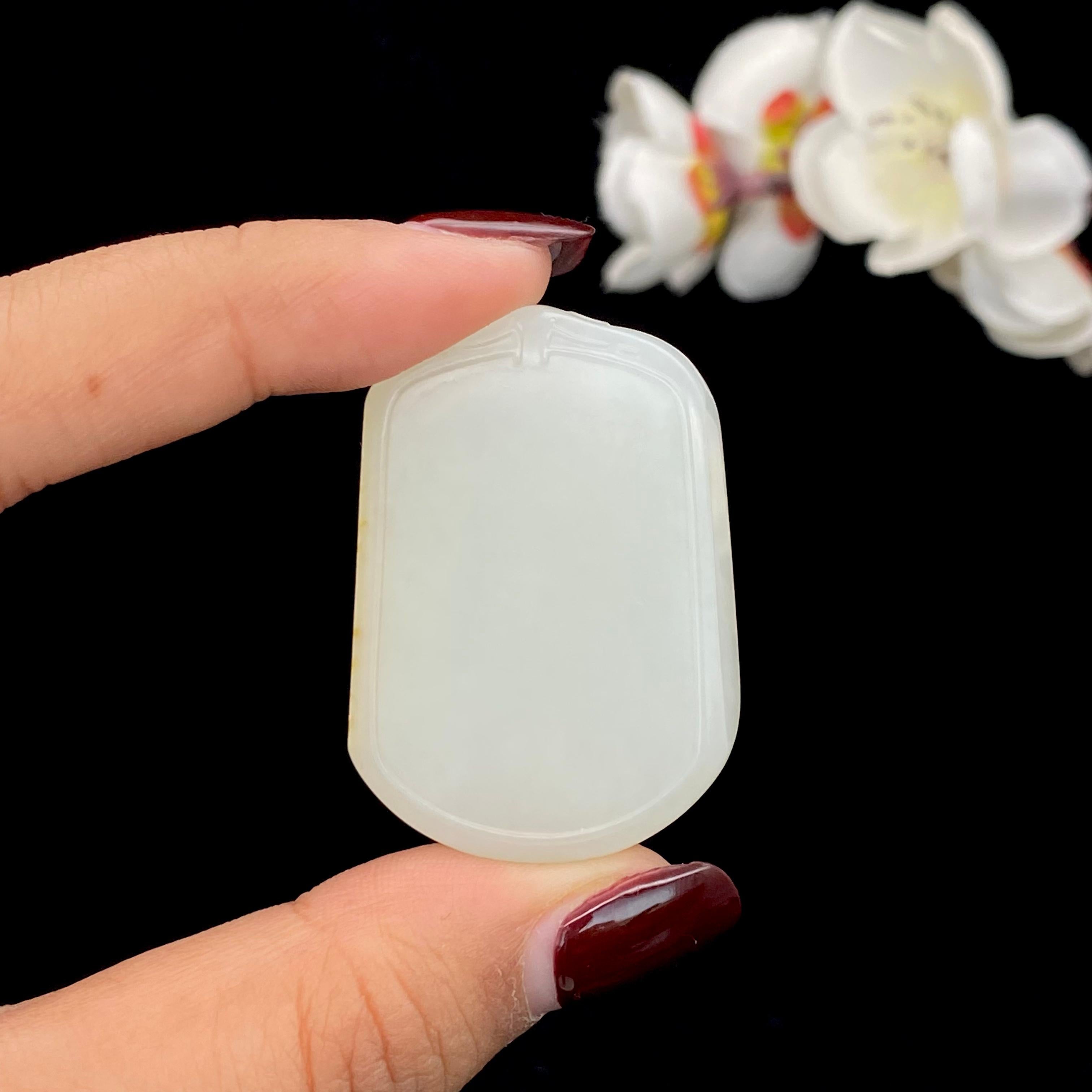 和田玉籽料【平安无事牌】（24.9g）