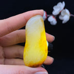 和田玉黄皮籽料挂件（38.3g）