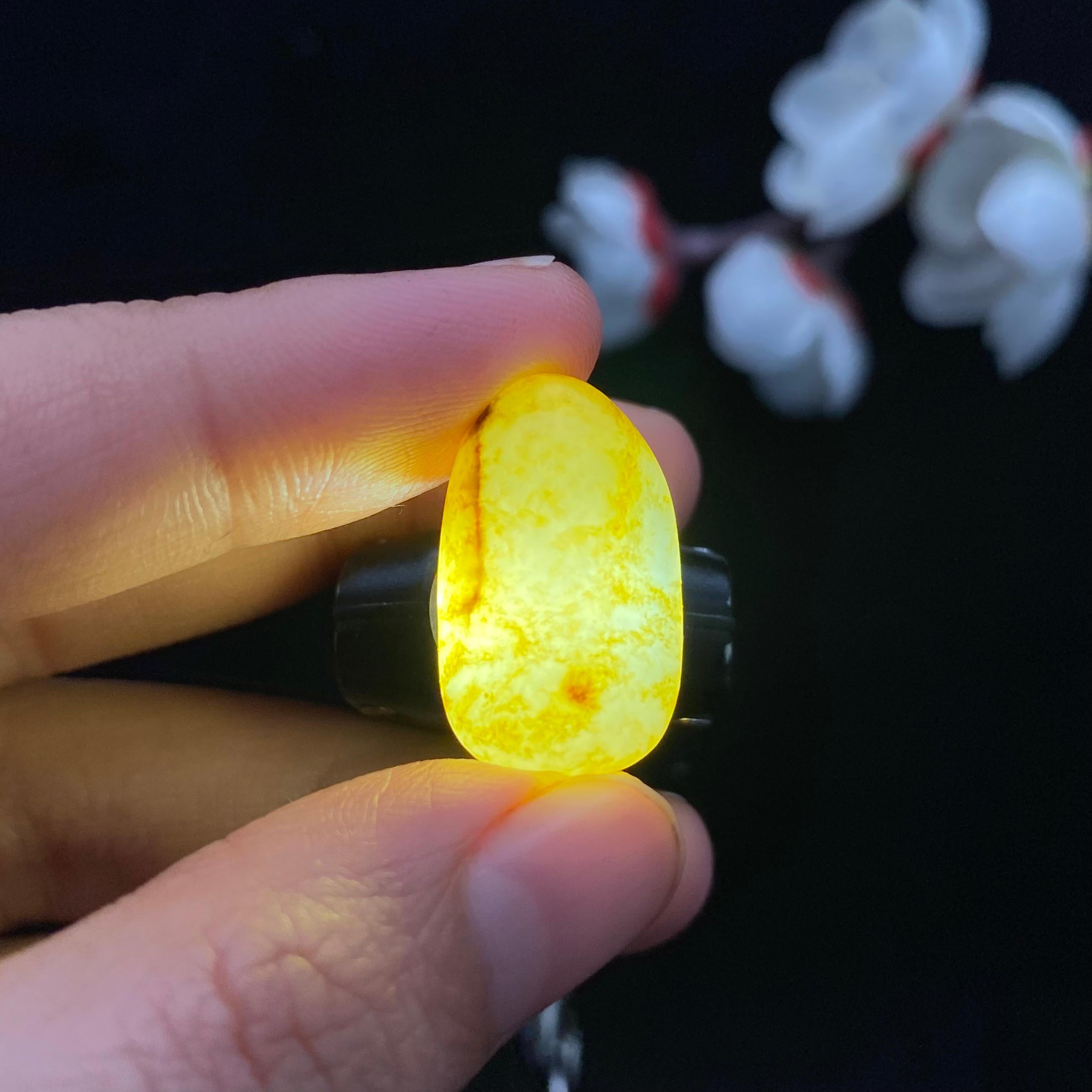 和田玉洒金皮籽料吊坠籽（5g）