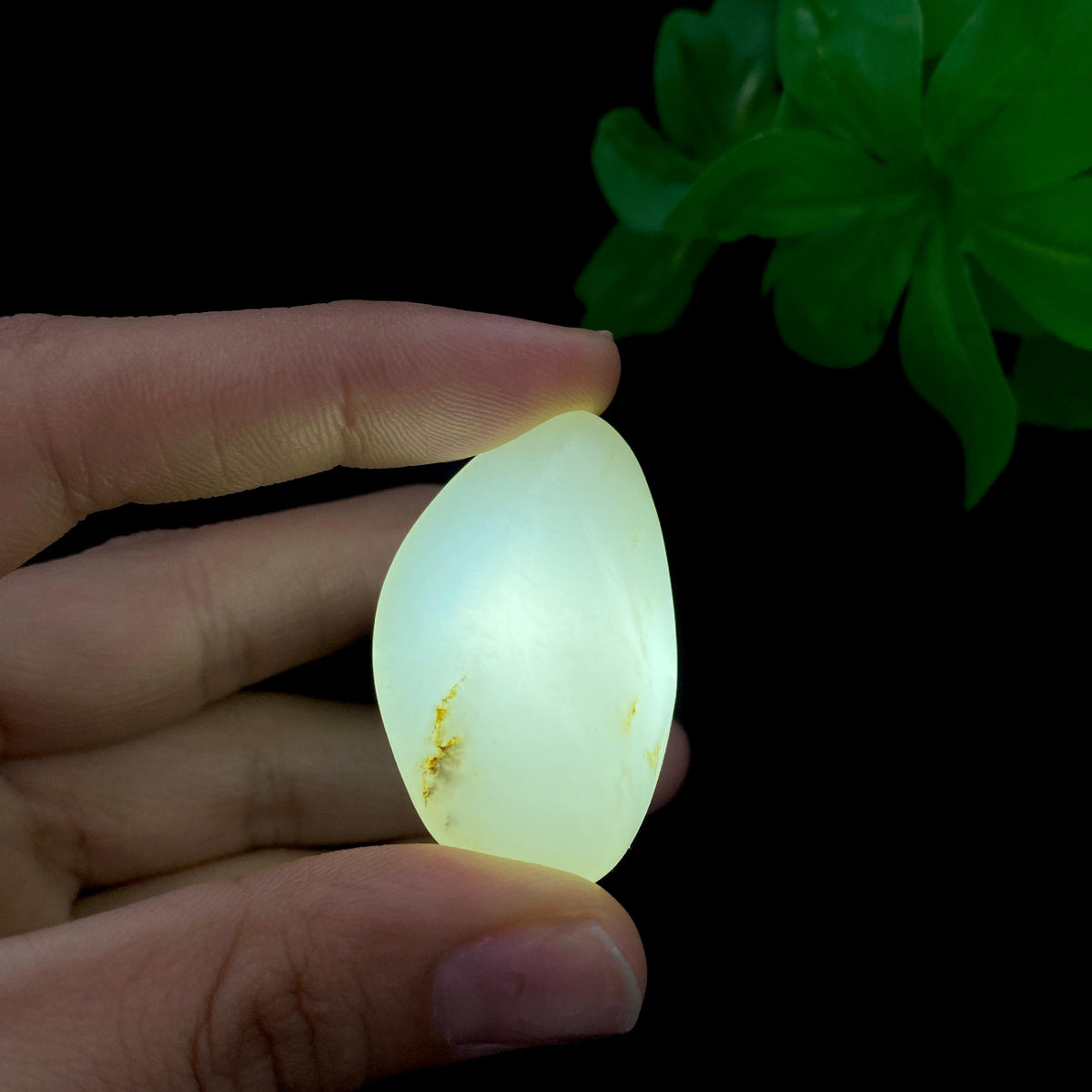 和田玉白玉籽料挂件（21.3g）