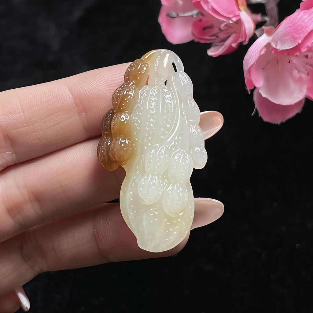 和田且末料糖白花生挂件（13.9g）