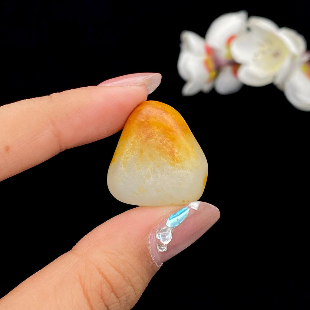 和田玉聚黄皮籽料吊坠籽（11.6g）