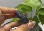 和田玉腰缠万贯聚墨青花平安扣（35.7g）