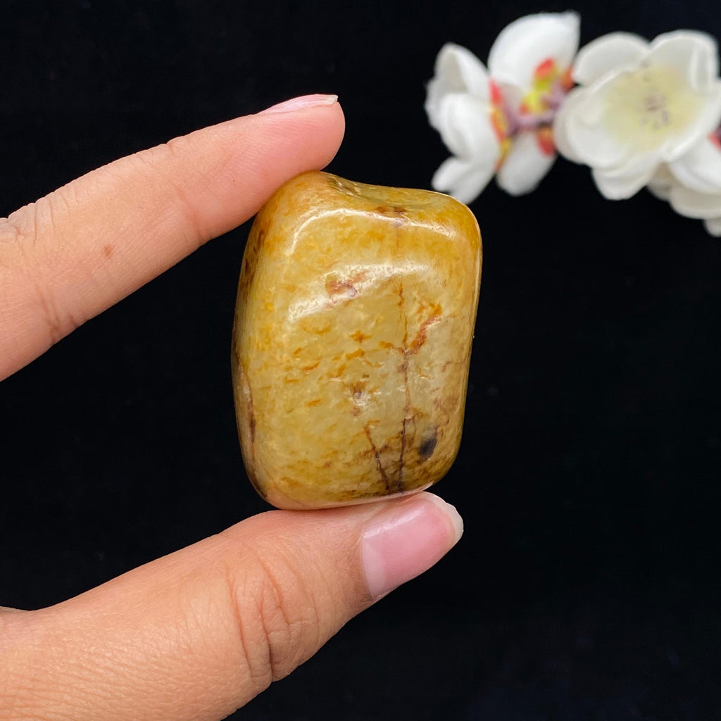 和田玉洒金皮籽料大挂件（77.0g）