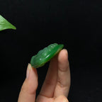 收藏级碧玉粉绿佛公挂件（29.5g）