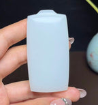和田羊脂玉平安无事牌（72.2g）