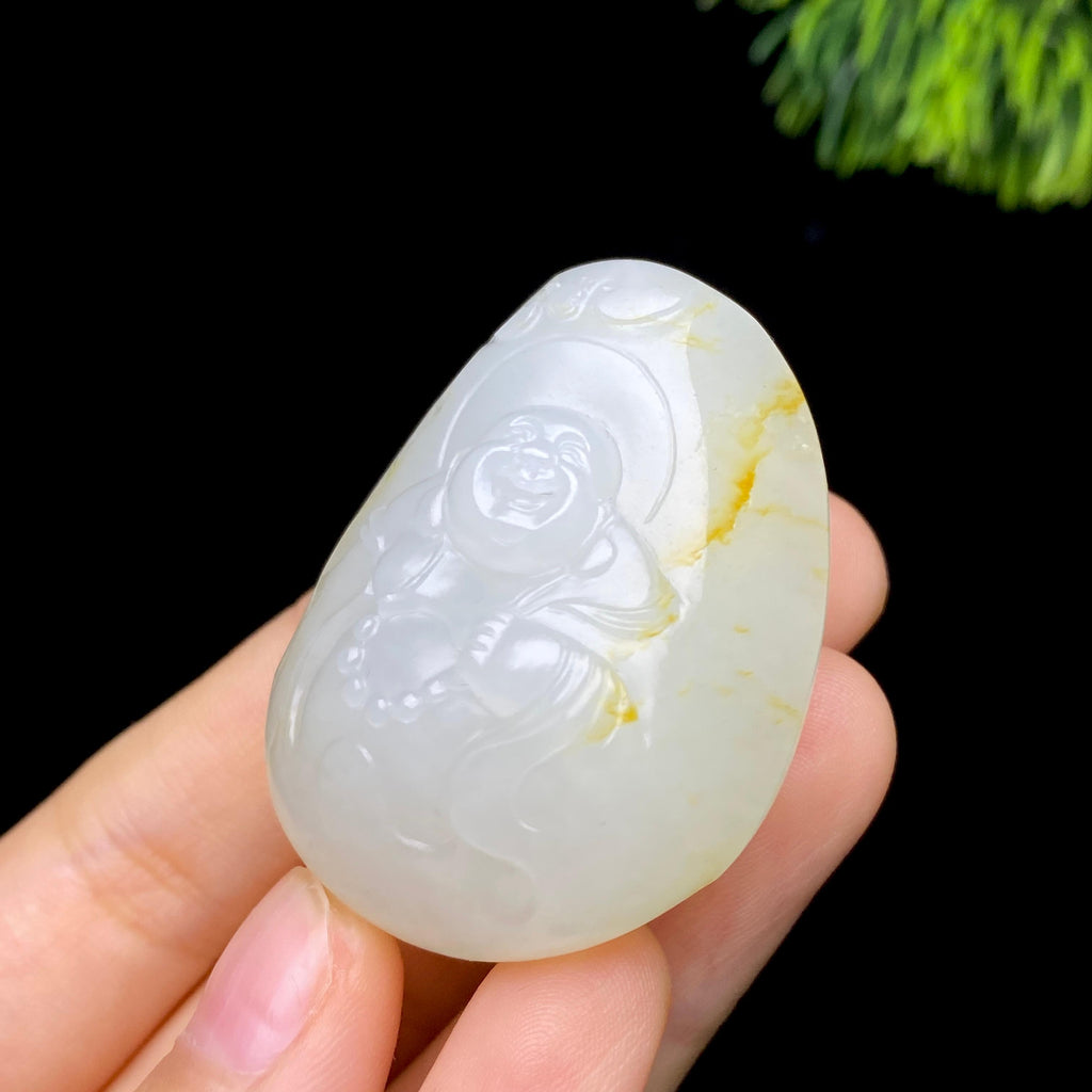 和田玉籽料佛公（42.4g）