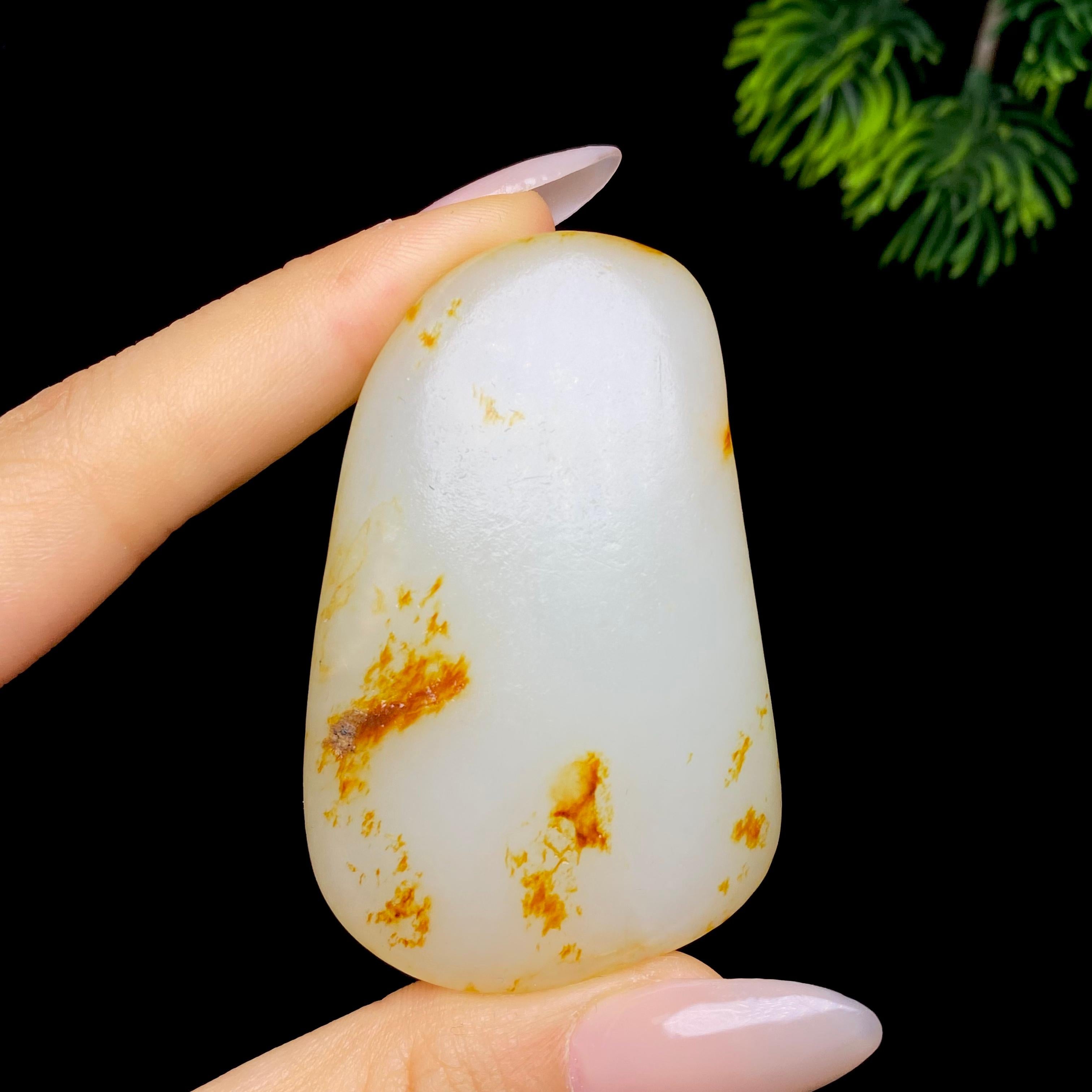 和田玉红皮籽料（74.9g）