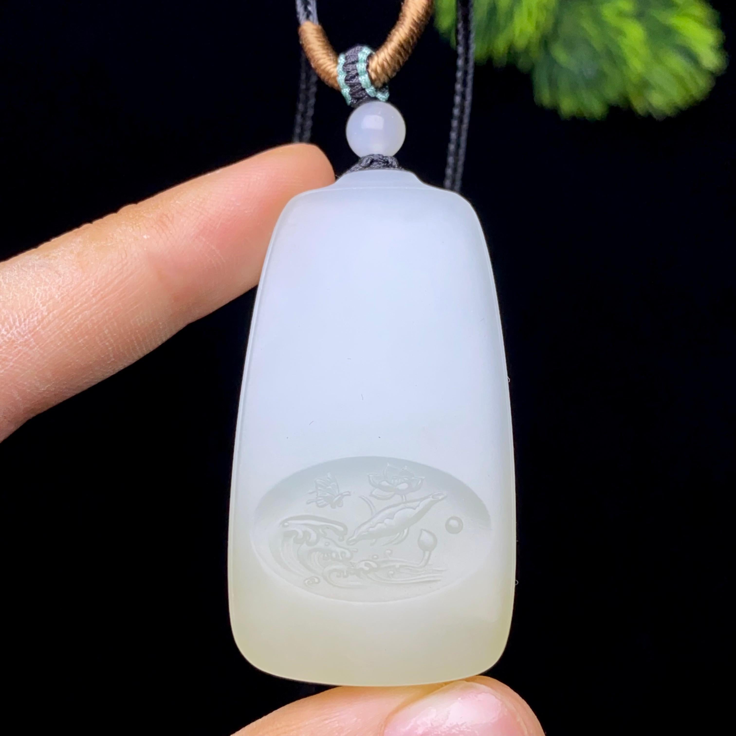 和田玉糖白观音（29.0g）