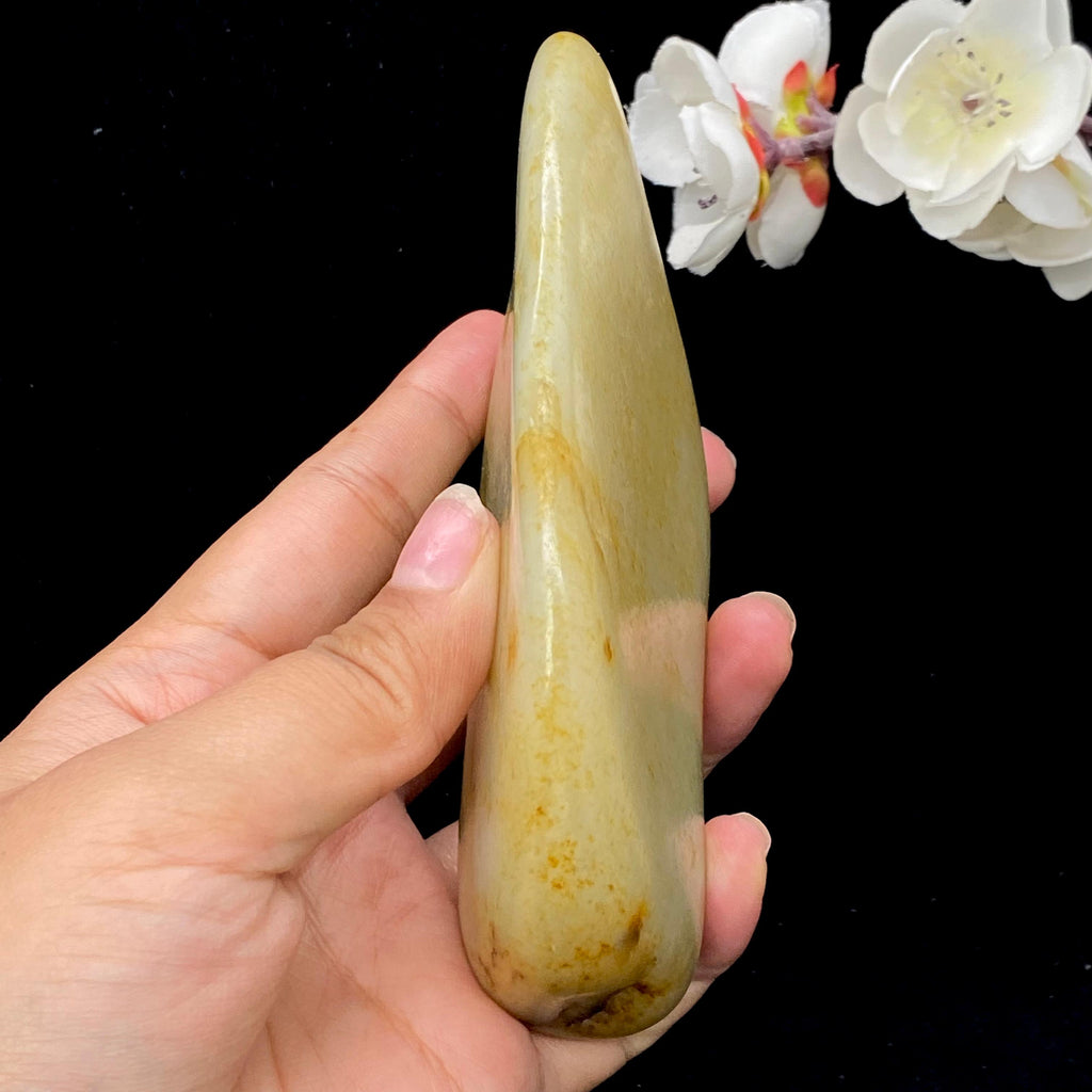 和田玉满洒金皮籽料（407.3g）