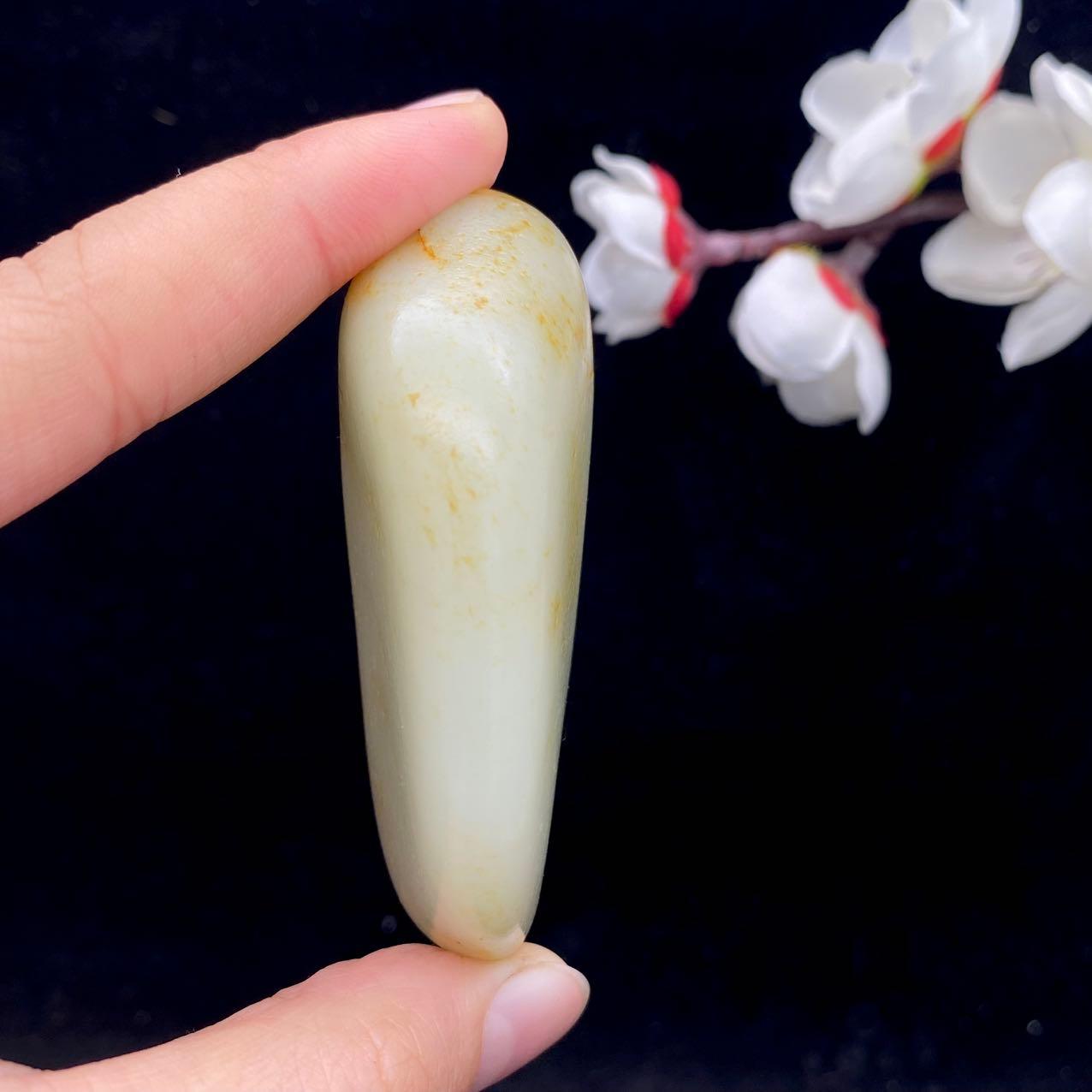 和田玉洒金皮籽料原石（72.3g）