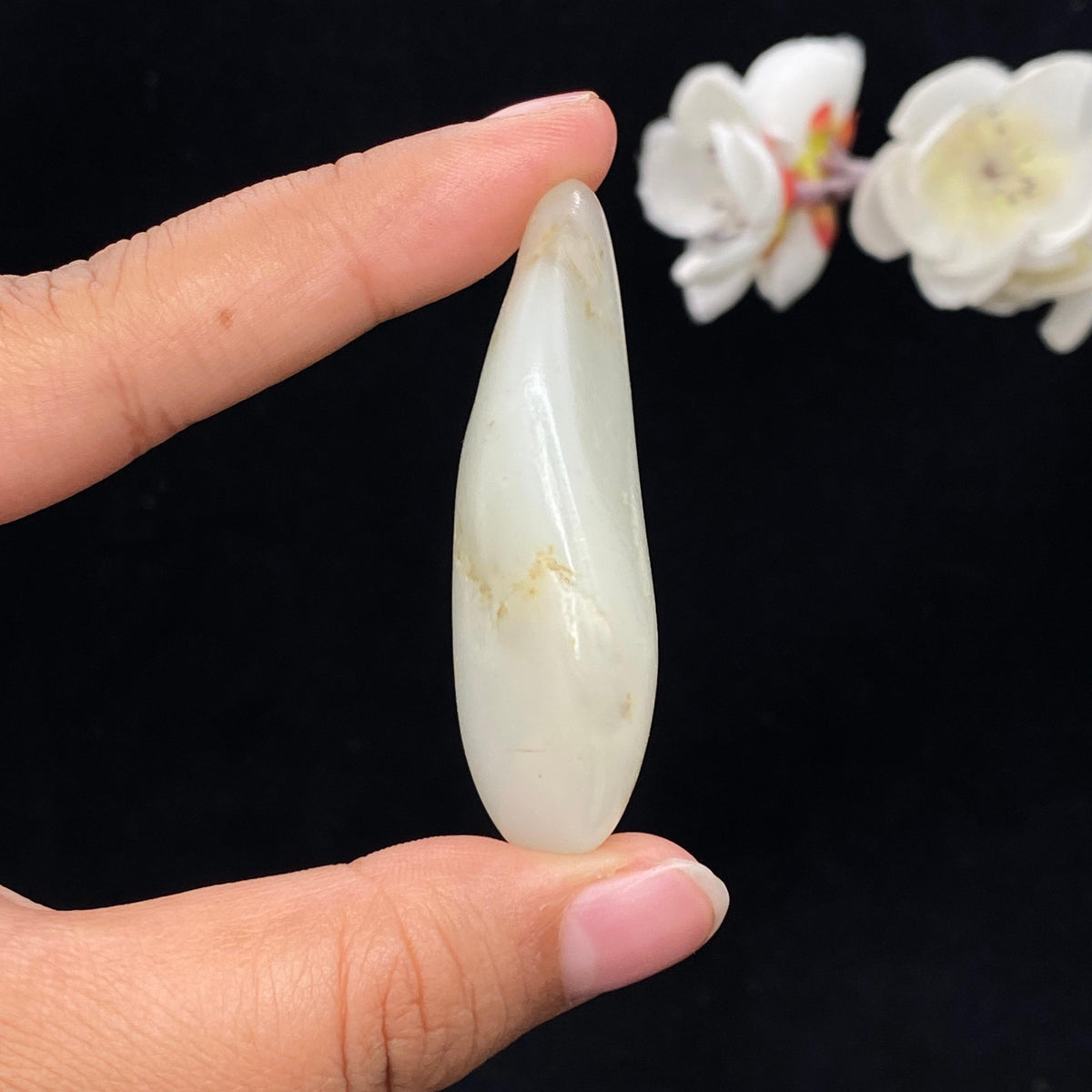 和田玉白玉籽料挂件（34.4g）