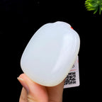 和田玉白玉无事牌（50.9g）