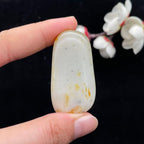 和田玉点墨青花籽料（37.8g）