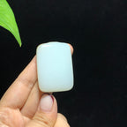 和田山料糖白玉无事牌挂件（48.5g）