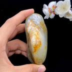 和田玉洒金皮青花底籽料（296.6g）