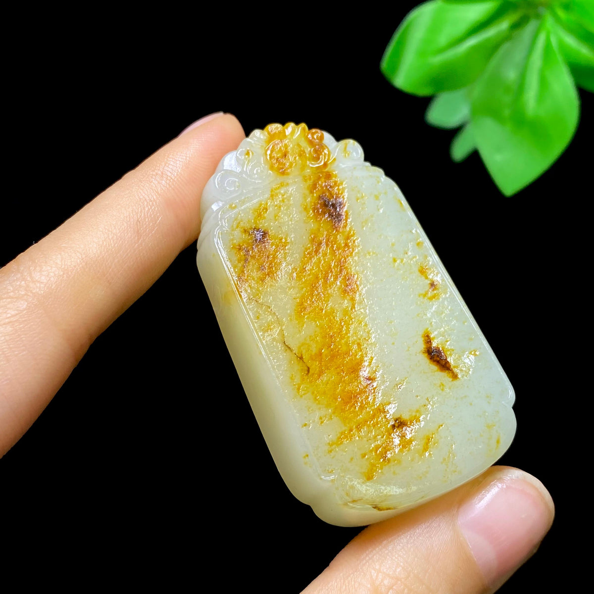 和田玉籽料无事牌（54.8g）