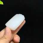 和田山料白玉无事牌挂件（43.5g）