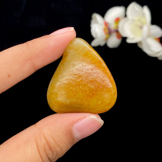 和田玉洒金皮籽料挂件（17.7g）