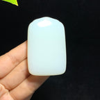 和田山料羊脂白玉无事牌挂件（66.5g）